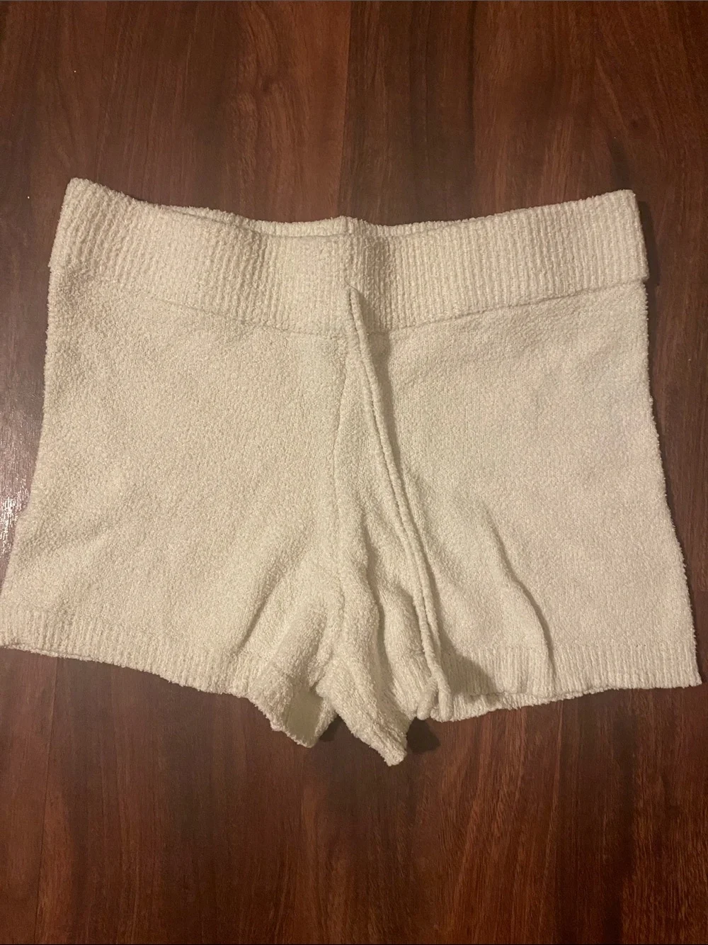 Rue21 Cream Terry Bike Shorts